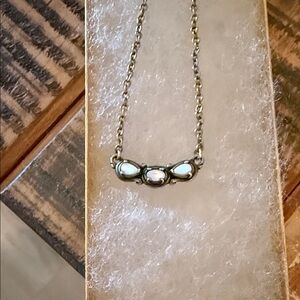 Carolyn Pollack Mother of Pearl Necklace 16-18 inches